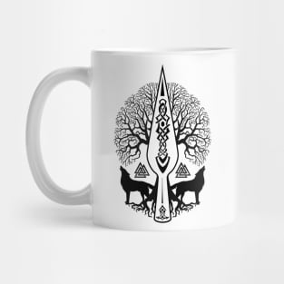 Gungnir - Spear of Odin and Tree of life  -Yggdrasil Mug